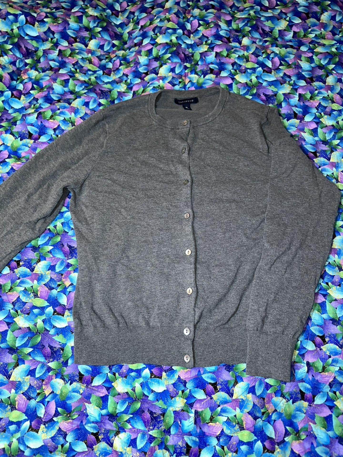 Land’s End- Gray cardigan