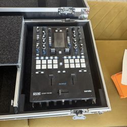 RANE DJ SEVENTY – Two Channel DJ Mixer for Serato DJ with Akai Professional MPC Performance Pads Internal DJ FX and Three Contactless MAG FOUR Faders