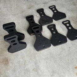 250 LBS of Gopher Olympic Weight Plates With Handles( Use For Bench, Kettlebells,etc) 