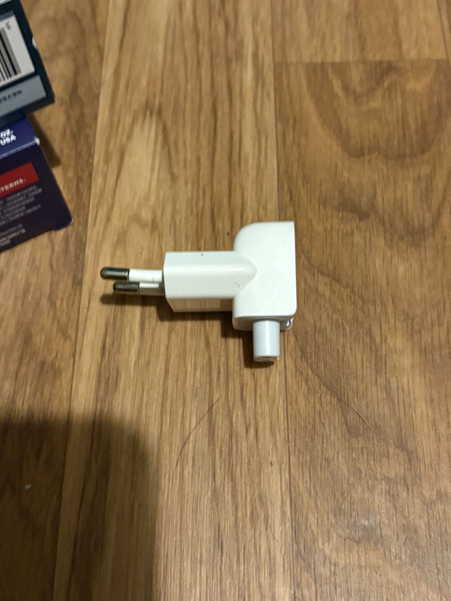 Apple brand European Outlet Mac Book Charger Adapter Insert.