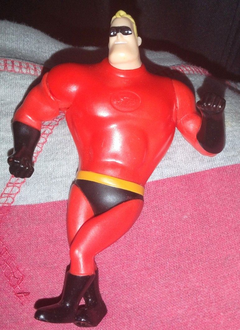 2018 Mr Incredible 4" Action Figure #1 McDonald's Disney Pixar Incredibles 2. Sells on e Bay for $8.00