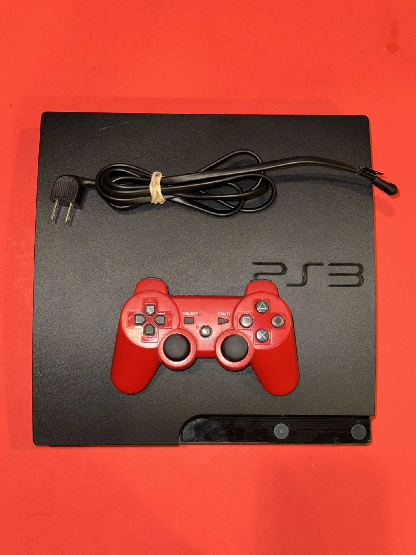 Sony PlayStation 3 160GB PS3 Slim CECH-2501A Black Console Only TESTED Functions