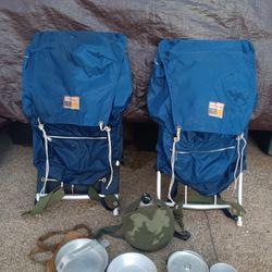 Two Hiking Back Packs=offer
