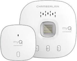myQ Chamberlain Smart Garage Control - Wireless Garage Hub and Sensor with Wifi & Bluetooth