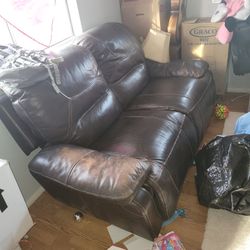 Clean, Good, Recliner Sofa 