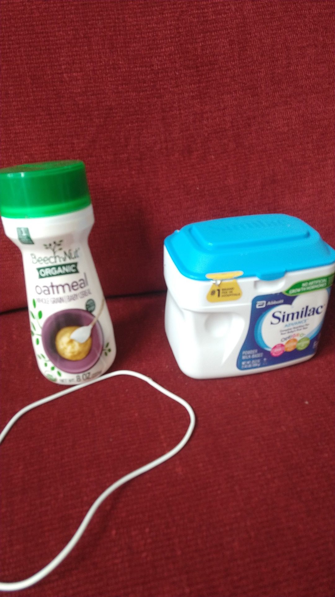 Similac and baby food