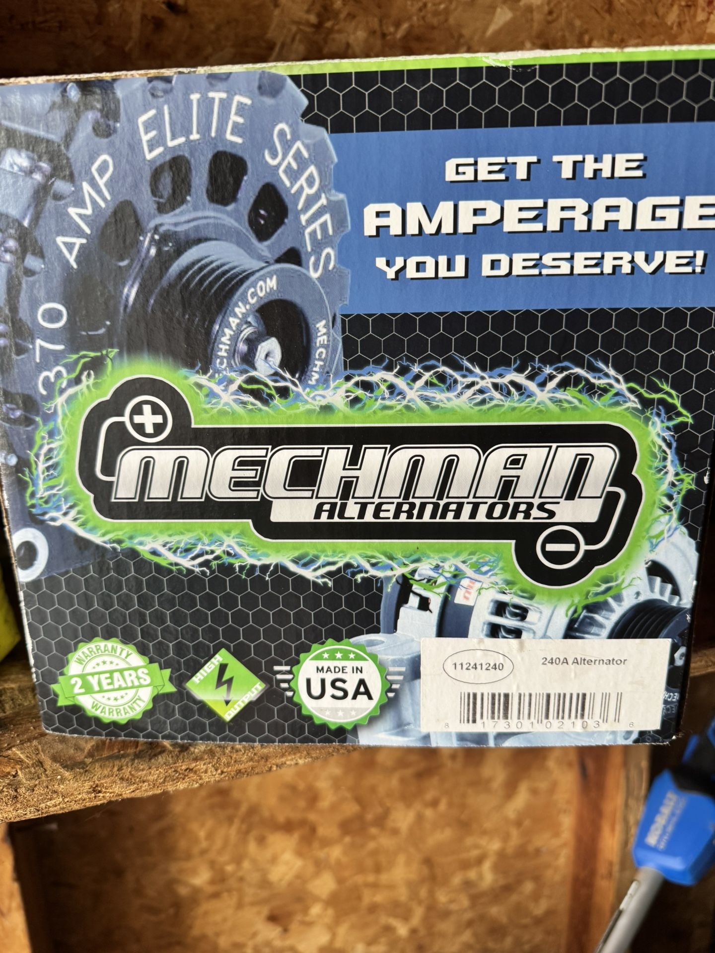 Mechman S-Series 240 Amp Alternator For 2007-2010 Jeep Grand Cherokee 11241240