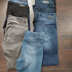 Size 8.          7 Pairs Women Jeans