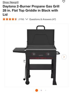2-burner Daytona griddle
