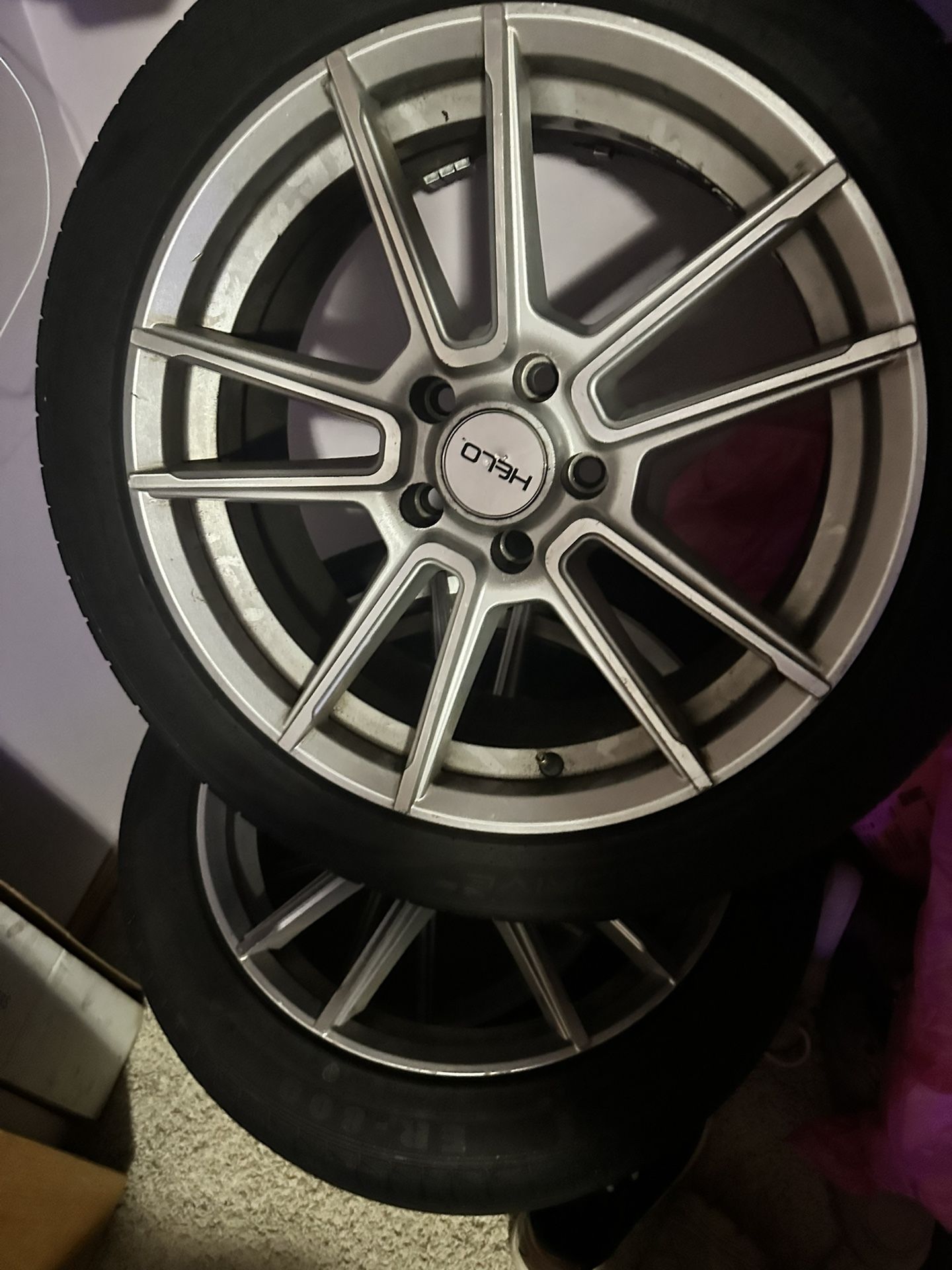  Helo Wheels HE911 17x7 5x115 38mm Chrome