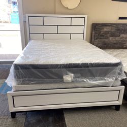 Queen Bed With Pillow Top Mattress Sale 