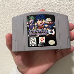 Goemon’s Great Adventure N64 Video Game 
