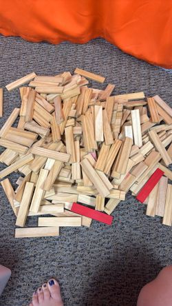 Wooden STEM Building Blocks Set Large Lot
