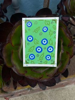 ACEO Original Acrylic | Evil Eye Series #2 | Lucky Grove