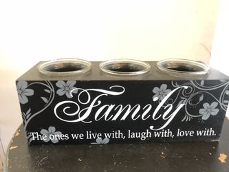 FAMILY candle holder