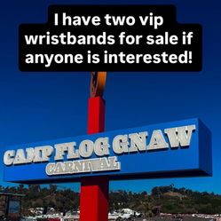 Camp Flog Gnaw Vip tickets Tyler the Creator 