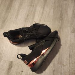 Puma Black And Copper Athletic Shoes