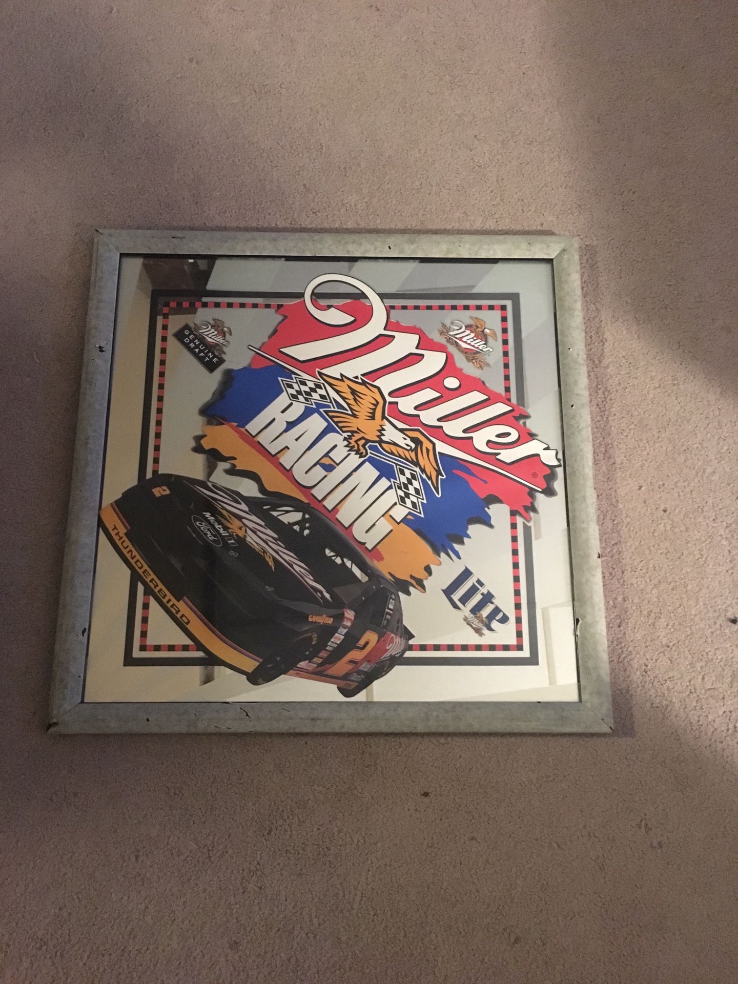 VINTAGE MILLER RACING ADVERTISEMENT