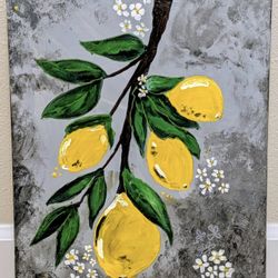 Hand Painted Art On Canvas