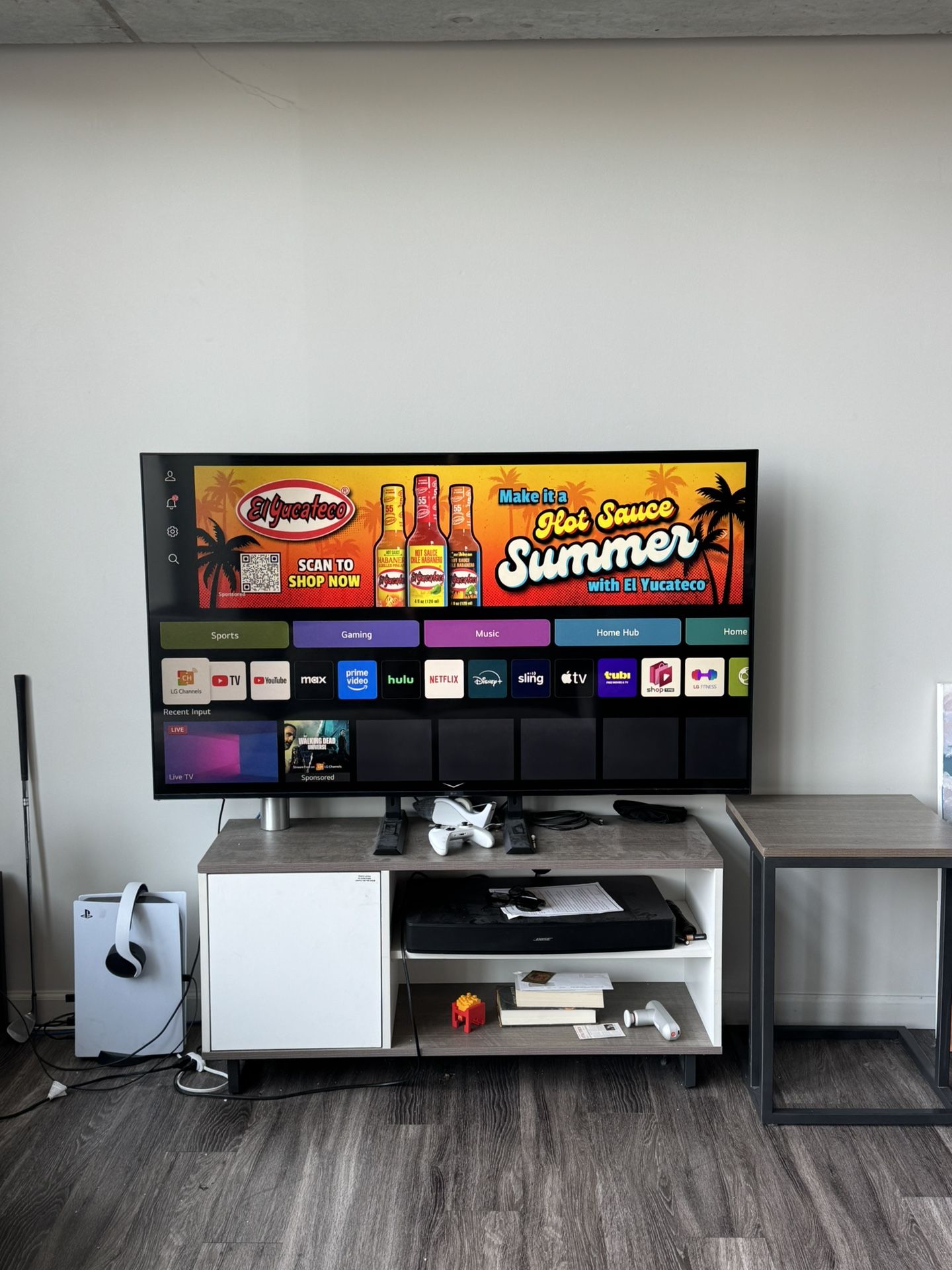 LG 65in TV + $60 Stand