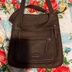 New Cross Body Leather Brown Color
