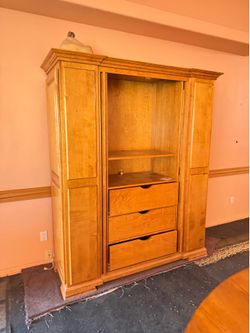 Solid Wood Entertainment/Wardrobe