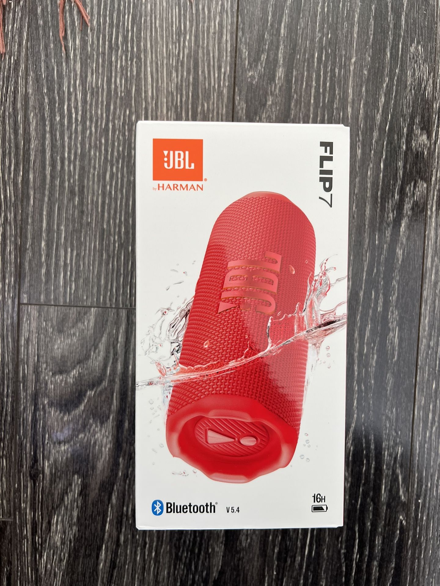 JBL Flip 7 - Portable Waterproof and Drop-Proof Speaker (RED)