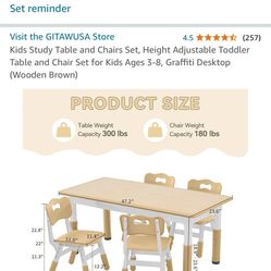 Brand New Kids Table 