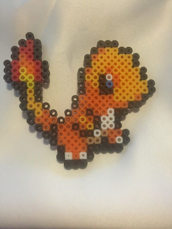 Pokemon charmander perler bead