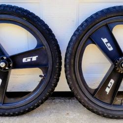 Vintage 20" GT BMX Fan Mag Wheels 
