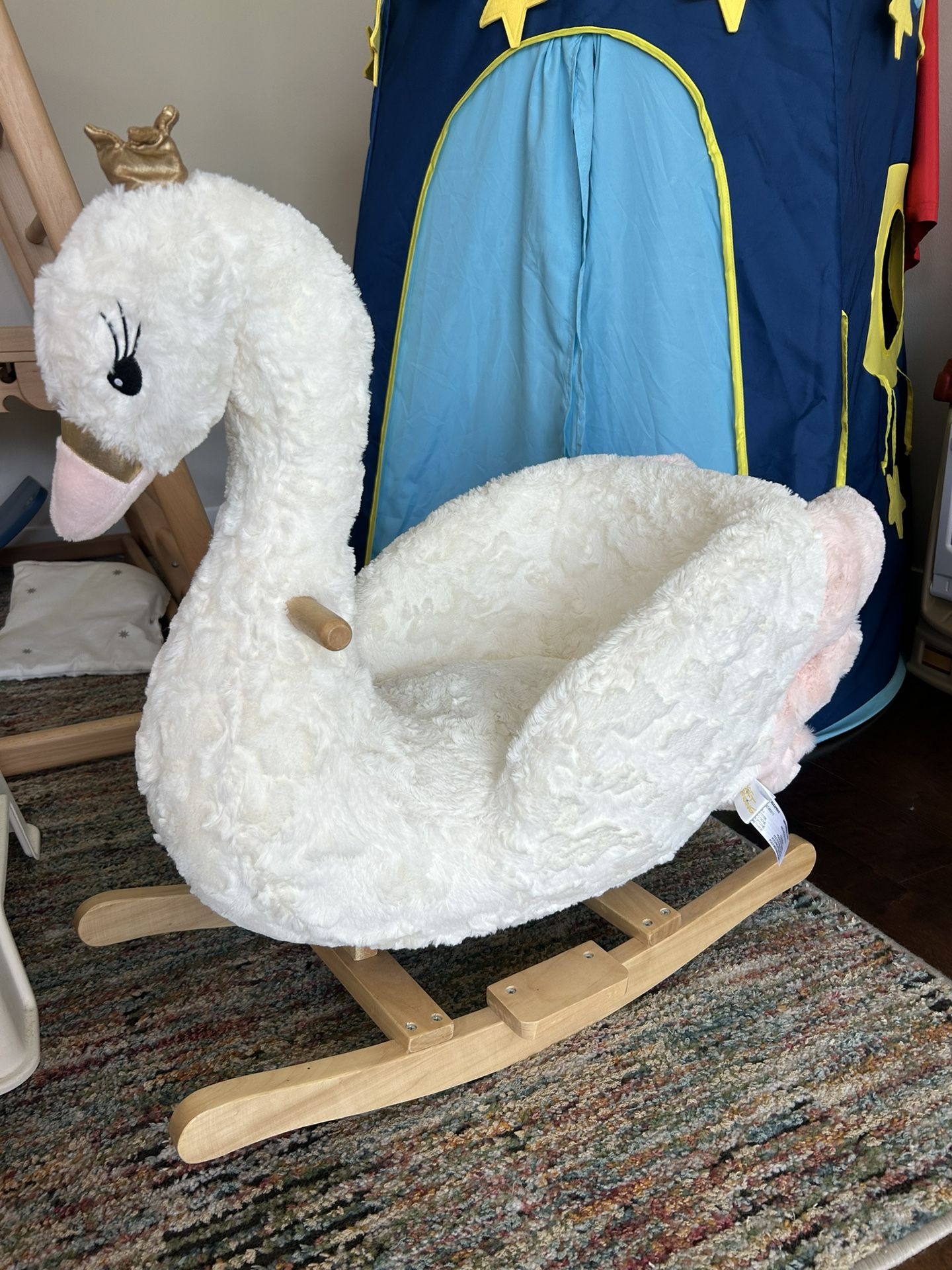Soft Landing Swan Rocker