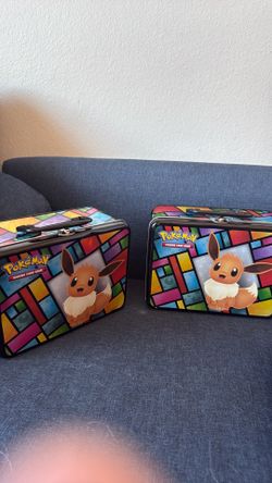 Pokémon Eevee Metal Lunch Box Tins (Set of 2)