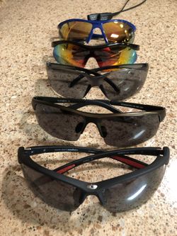 Nice Sunglasses and Eyewear Retainer- One Lot of 6 Items