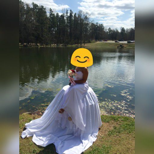 White Wedding Dress For Bride (OBO)