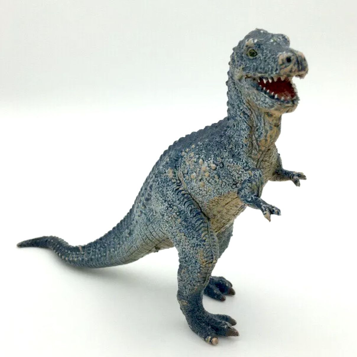 Vintage 1980s Allosaurus Dinosaur Rubber Toy Figurine Made by AAA Toys 9”