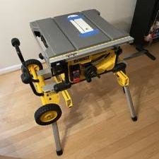 Dewalt 8.5” Table Saw With Extras
