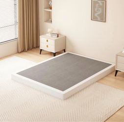 DORITRON 5 Inch Queen Size Box Spring, 3000lbs Heavy Duty Box Spring Queen Size Bed Base Metal Mattress Foundation, Easy Assembly, Noise Free