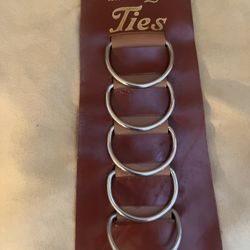 Vintage Leather Tie Holder Souvenir Of Atlantic City 