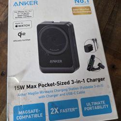 ANKER MagGo Wireless Charging Station, New