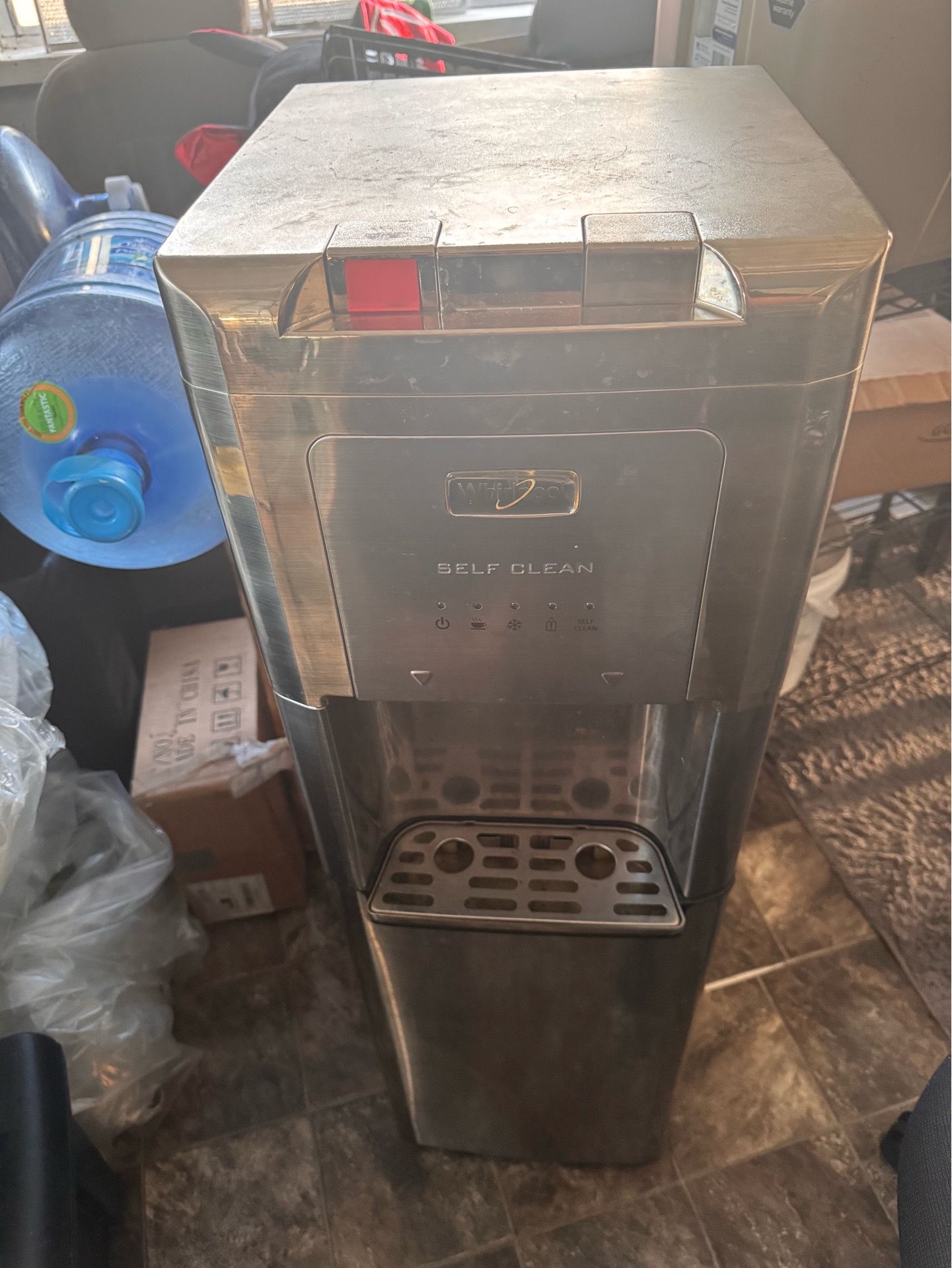 Whirlpool Stainless Steel Self-Cleaning Bottom Loading Water Cooler