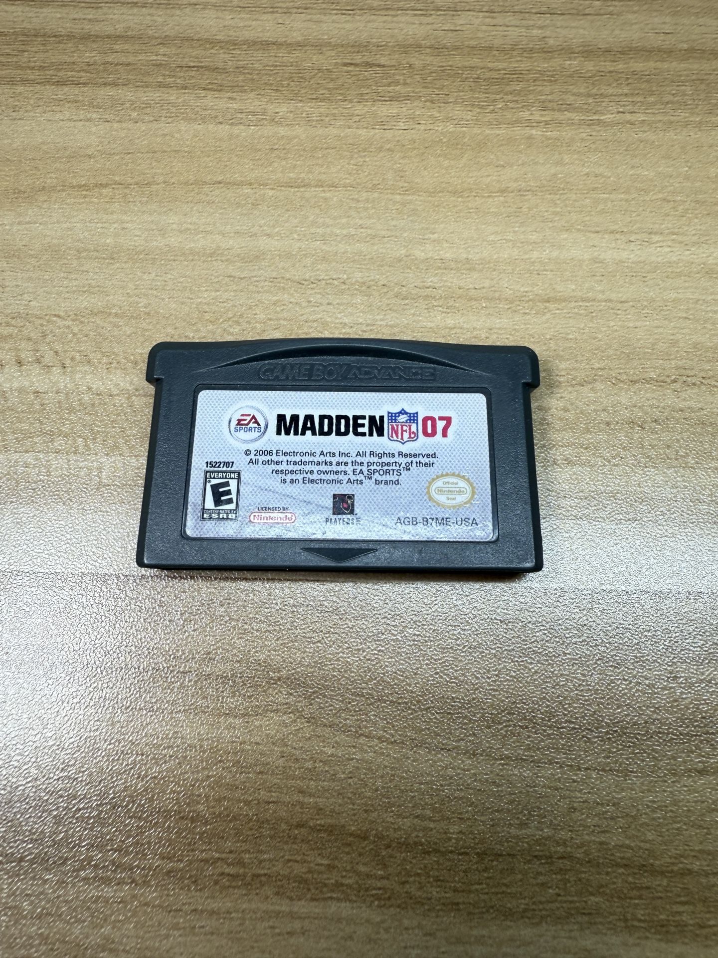 Madden 07 GBA Rare Find