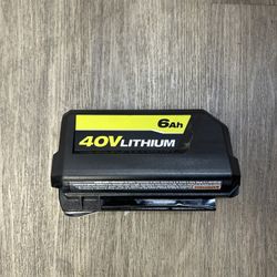 Ryobi 40v 6ah Battery 0P40605VNM