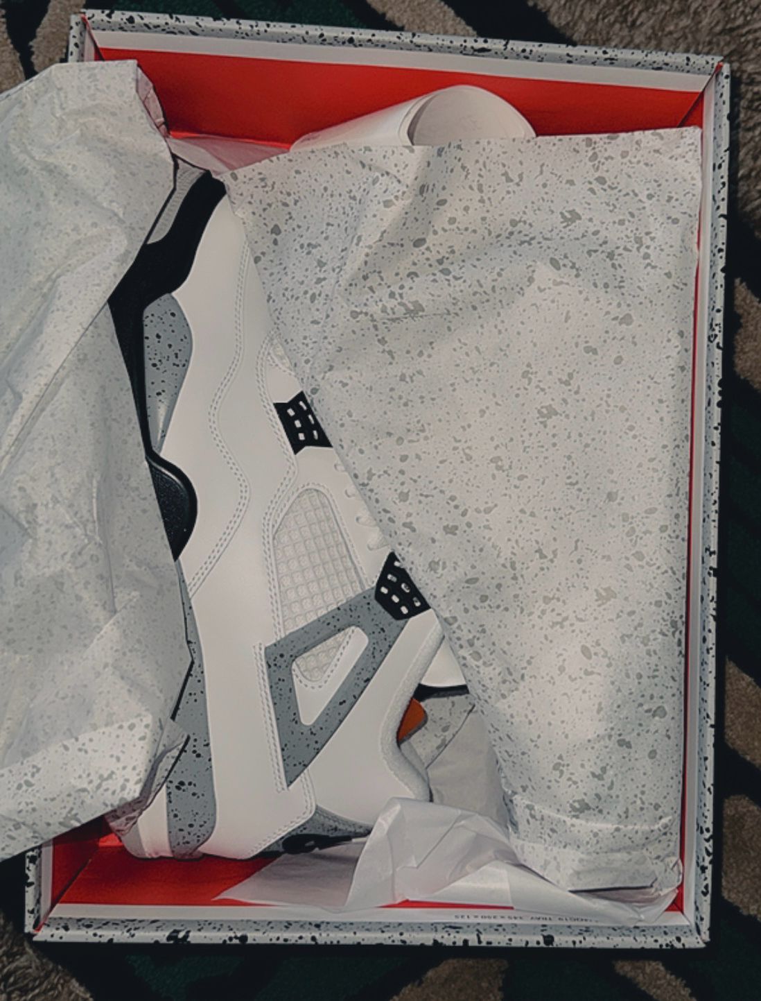 Jordan 4 Retro White Cement Size 10.5 Brand New 