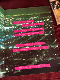 California Rock California Sound Book by Anthony Fawcett