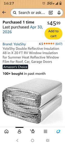 Double reflective insulation