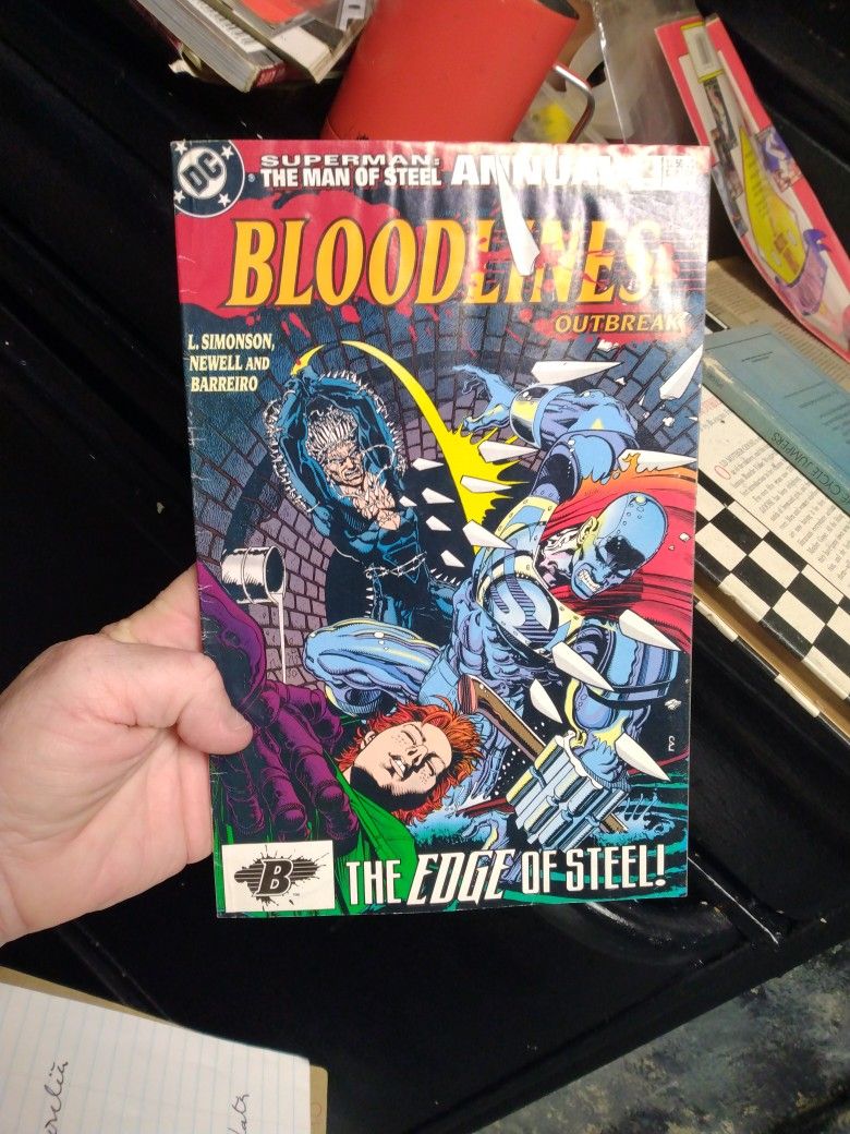 Superman the man of steel Bloodlines The Edge of steel