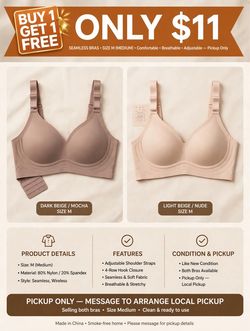 Seamless Wireless Bra Size Medium
