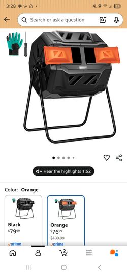 Rotating drum composter