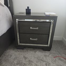 Bed and Light Stand For Sale 