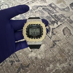 Custom moissanite G shock